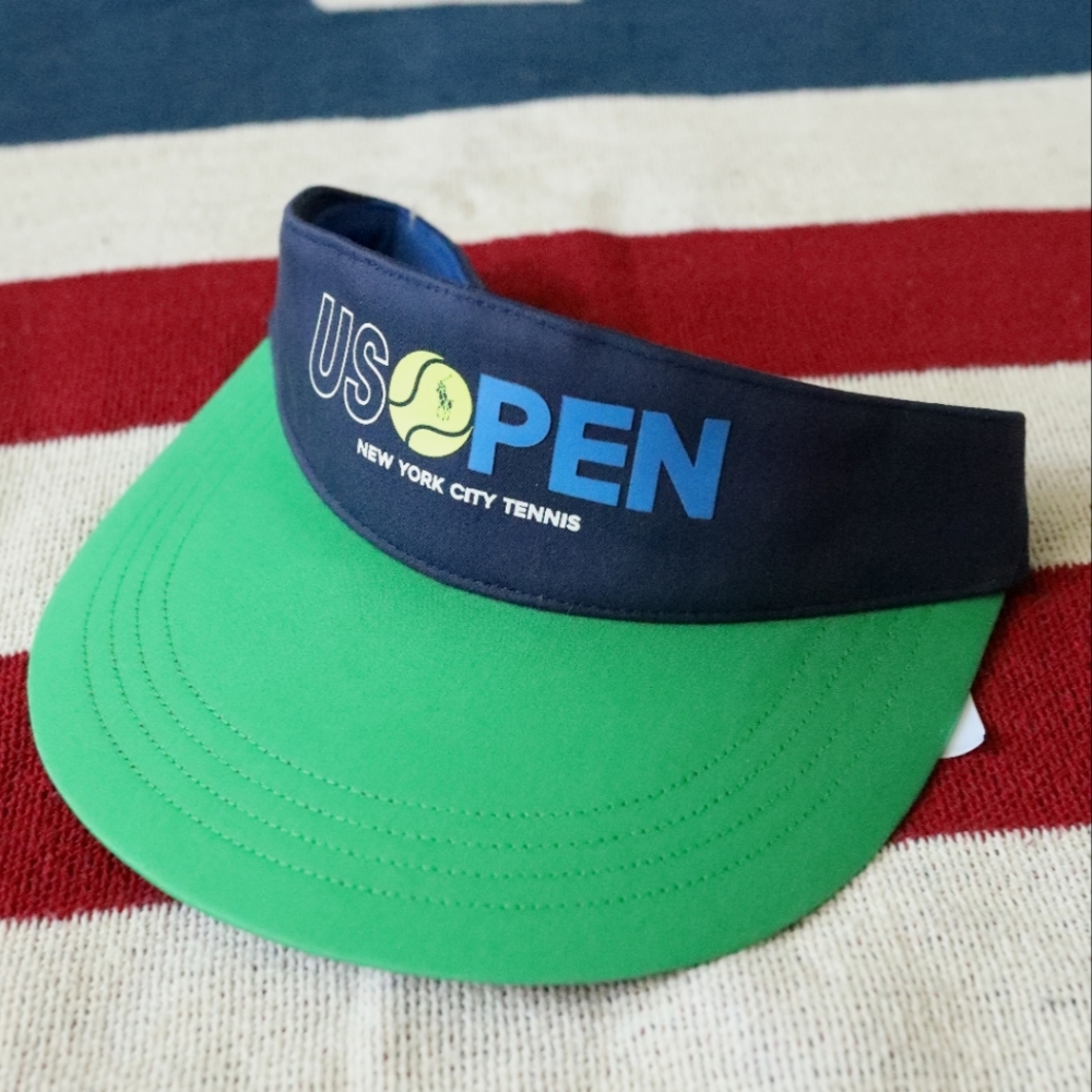 Polo Ralph Lauren US Open Tennis NYC Adjustable Visor Hat NEW, NEW,NEW